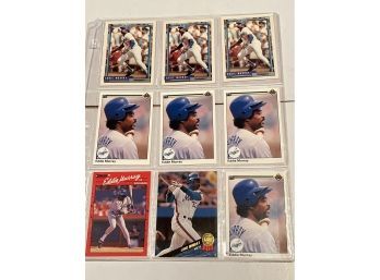 Eddie Murray Lot Of 9 Baseball Cards