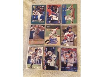 Chipper Jones  Baseball Card Lot Of 10