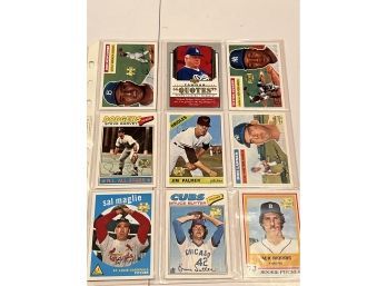 Topps Archives, Lot Of 9 Cards