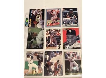 Frank Thomas Lot Of 9  Cards