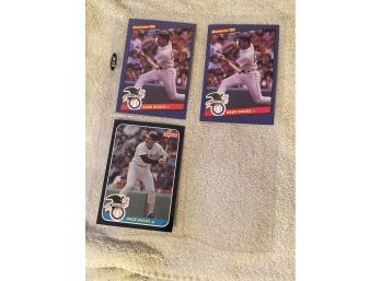 Wade Boggs Baseball Card Lot Of 3
