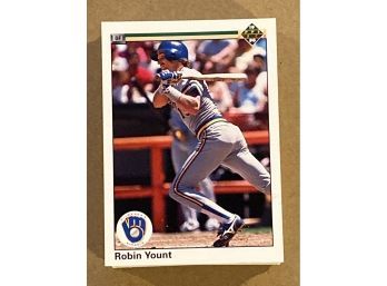 Lot Of (50) HOF Robin Yount 1990 Upper Deck Baseball Cards