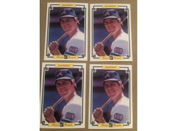 Lot Of (4) HOF Dale Murphy Baseball Cards