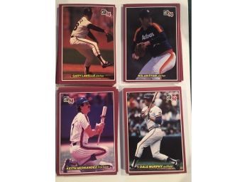 1984 Donruss Action All Stars Complete Set Of 60 Baseball Cards