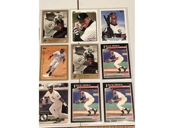 Frank Thomas Lot Of 9  Cards