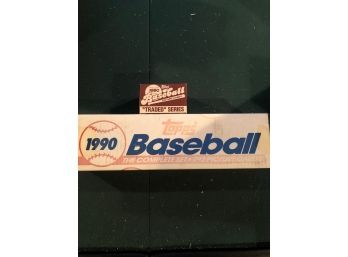 1990 Topps Factory Complete Set PLUS Traded Set