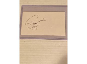 Russell Gary Autograph. New Orleans Saints. No COA