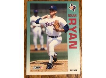 Nolan Ryan 1992 Fleer Baseball Card