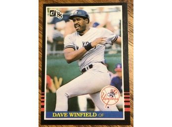 1985 Donruss Dave Winfield Baseball Card