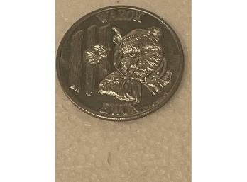 Vintage Star Wars Warok Ewok Coin Original Kenner 1985