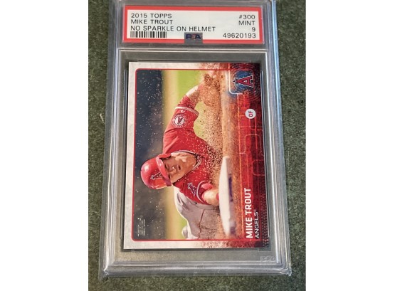 2015 Topps Mike Trout #300 PSA Mint 9