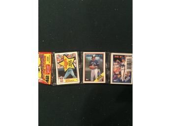 1988 Topps Baseball Card Rak Pak Pack David Cone Showing!!