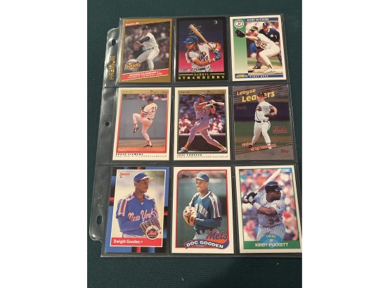 Assorted Brands And Years Donruss, O-pee-chee, Topps, Score, Fleer