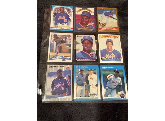 Assorted Brands And Years Dwight Gooden