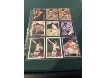Assorted Brands And Years Greg Maddux