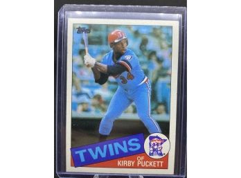 1985 Topps Kirby Puckett Rookie