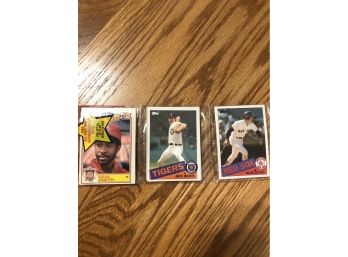 1985 Topps Rack Pack With Boggs AND Morris Both On Top!!