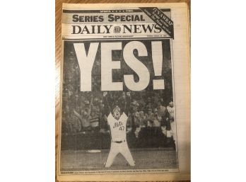 1986 Daily News Mets Win World Series!