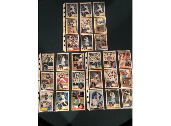 1980s  Baseball Cards