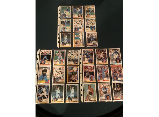 1980s  Baseball Cards