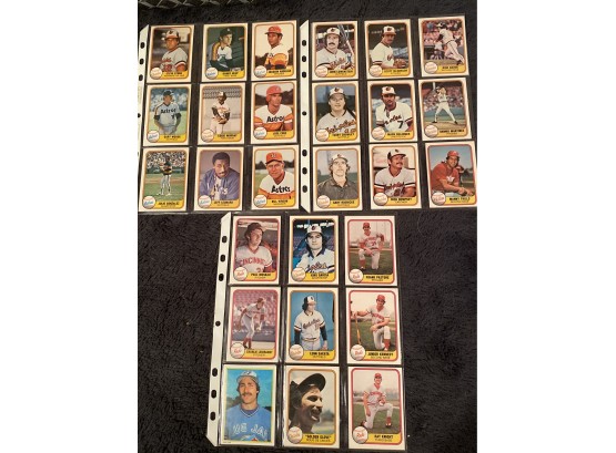 1981 Fleer Baseball Cards
