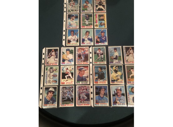 Early 80s Baseball Card Stars
