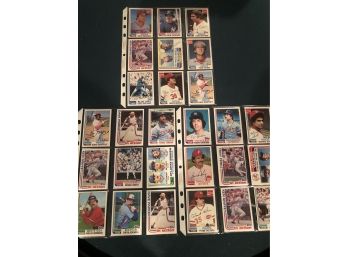 Mixed 80s Baseball Card Stars