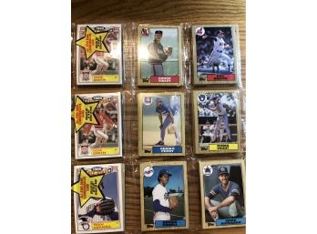 Lot Of (3) 1987 Topps Rack Packs Each With Hall Of Famer Showing!