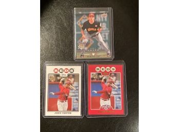 Joey Votto Rookie Card Lot Of 3