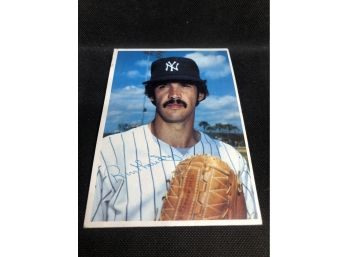 1980 Topps Ron Guidry Glossy Photo Card