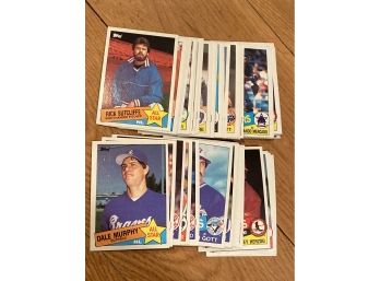 1985 Topps Baseball Cards Lot Of 50