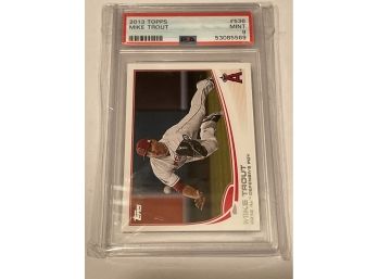 2013 Topps PSA 9 Mint Mike Trout