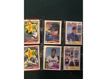 1989 Topps Baseball Card Rak Pak Pack Lot Of 2