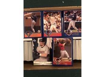 Box Of Hundreds Of Baseball Cards 90s Abd Early 2000s