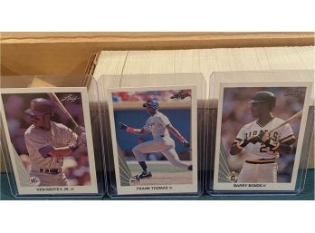 1990 Leaf Baseball Complete 528 Card Set #1-528 W/ Frank Thomas RC Nice! 433