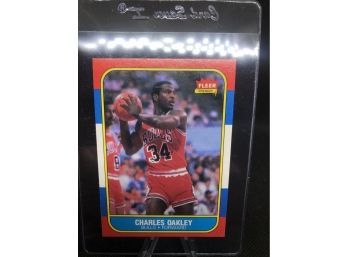 1986 Fleer Charles Oakley Rookie Card!