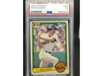 1983 Donruss Wade Boggs PSA 5 Rookie #586 Red Sox HOF