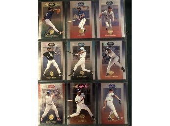 Lot Of (9) 1996 Donruss Limited Edition Baseball Cards