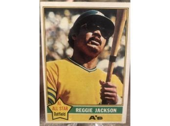 1976 Topps Reggie Jackson Card#500