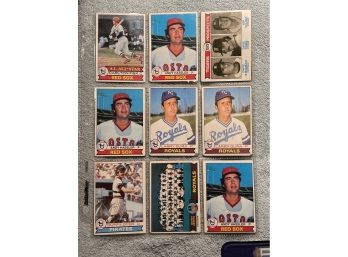 1979 Topps Assorted Baseball Cards - 18 Cards