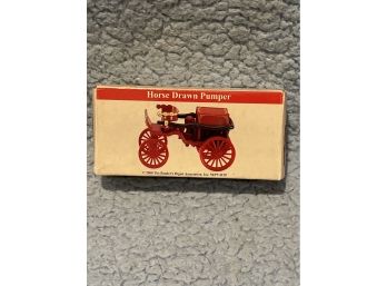 1999 The Readers Digest Horse Drawn Pumper Fire Truck Diecast Collectible