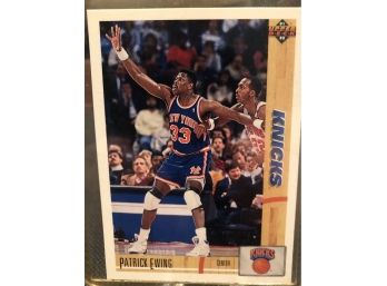 1991 Upperdeck  Patrick Ewing  Card #343