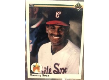 1990 Upperdeck Sammy Sosa Rookie Card