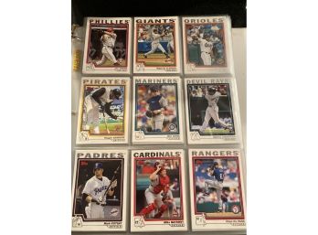 2004 Topps Baseball Cards. Over 50 Sheets