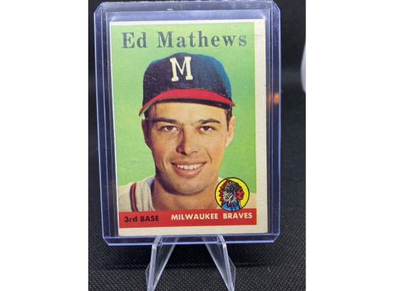 1958 Topps Ed Matthews