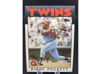 1986 Topps Kirby Puckett Lot Of 2