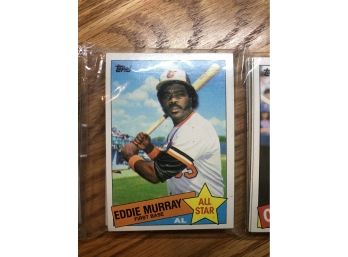 1985 Topps Unopened With Eddie Murray Showing!