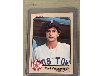 Carl Yastrzemski Card