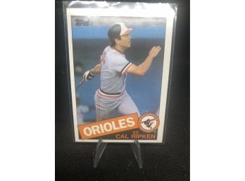 1985 Topps Hall Of Famer Cal Ripken Baseball Card