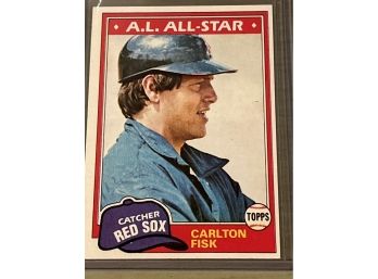 1981 Topps  Carlton Fisk  Card